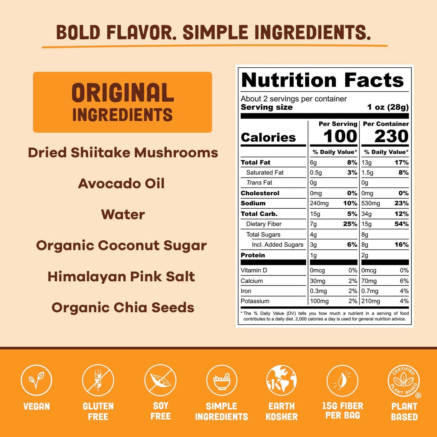 Pan's Mushroom Jerky - Pan's Mushroom Jerky - 2.2oz Original