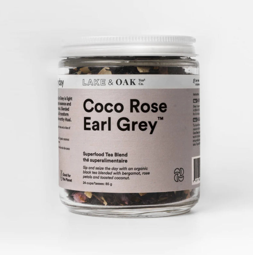 Lake & Oak Coco Rose Earl Grey Tea