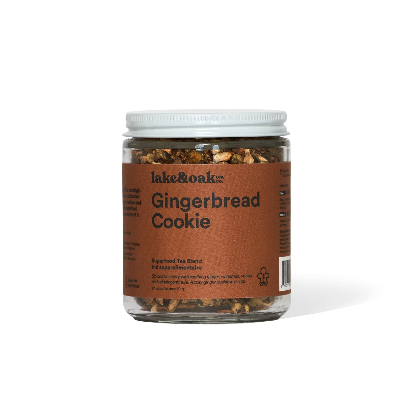 Lake & Oak Tea Co. - Gingerbread Cookie - Superfood Tea Blend