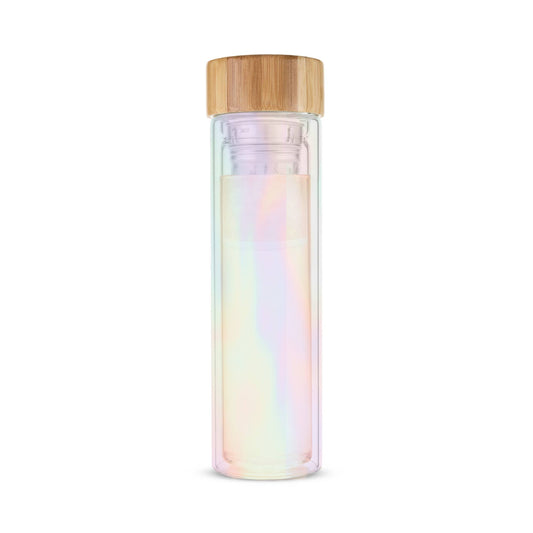 Blair™ Insulated Glass Travel Mug with Infuser Iridescent