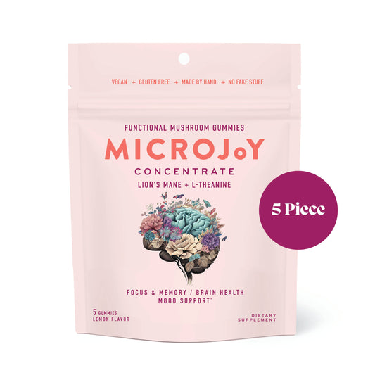 Microjoy - Concentrate Mushroom Gummies (5) / Vegan Supplement / Focus