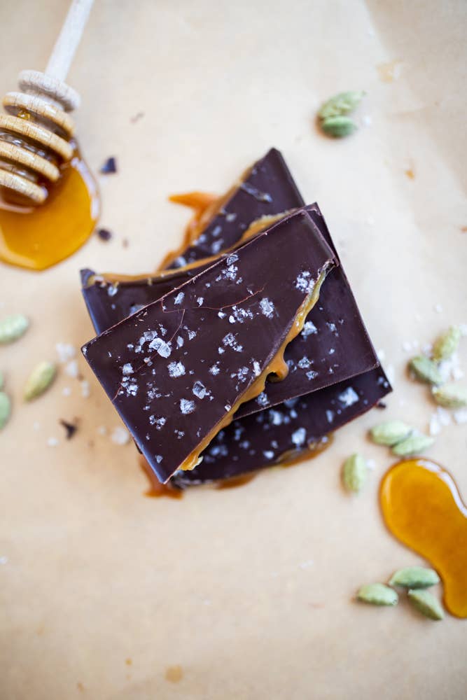 Wildwood Chocolate - Cardamom and Honey Caramel with Sea Salt