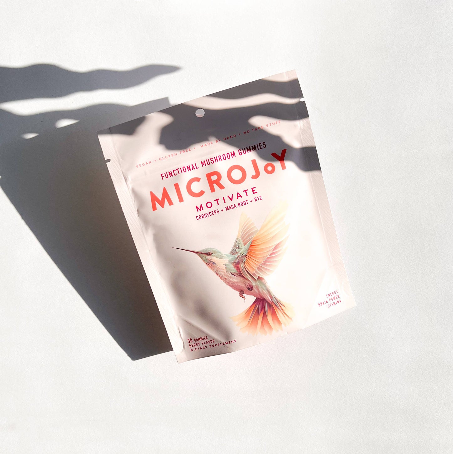 Microjoy - Motivate Mushroom Gummies (30) / Vegan Supplement / Energy