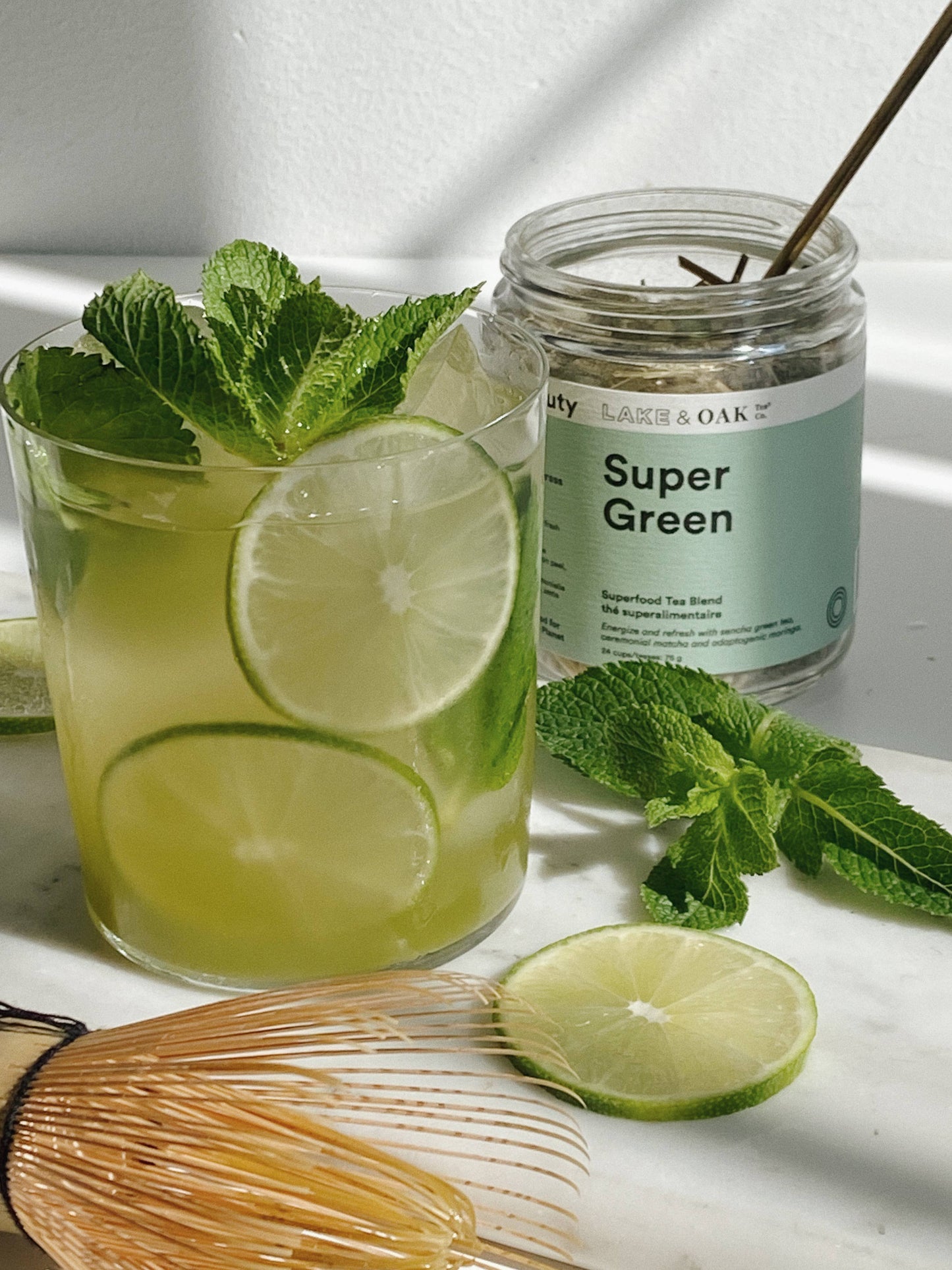 Lake & Oak Tea Co. - Super Green - Superfood Tea