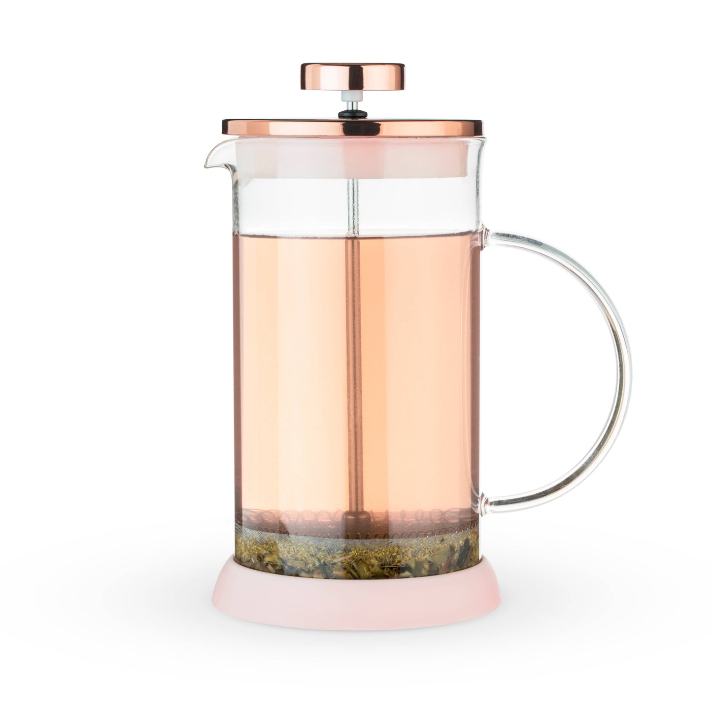 Pinky Up - Riley™ Glass Portable Mini Coffee and Tea Press Pot 12oz