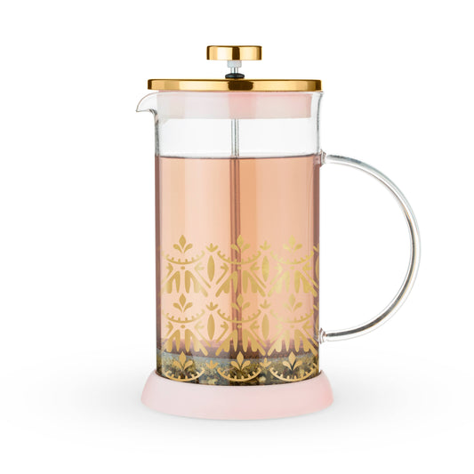 Pinky Up - Riley™ Casablanca Glass Coffee and Tea Press Pot 34oz