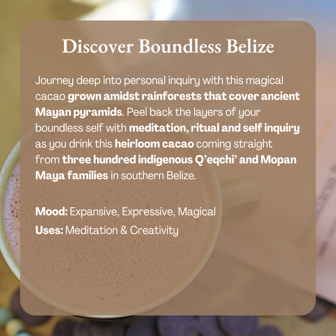 Ora Cacao - Boundless Belize 100% Cacao - Organic Ceremonial Chocolate