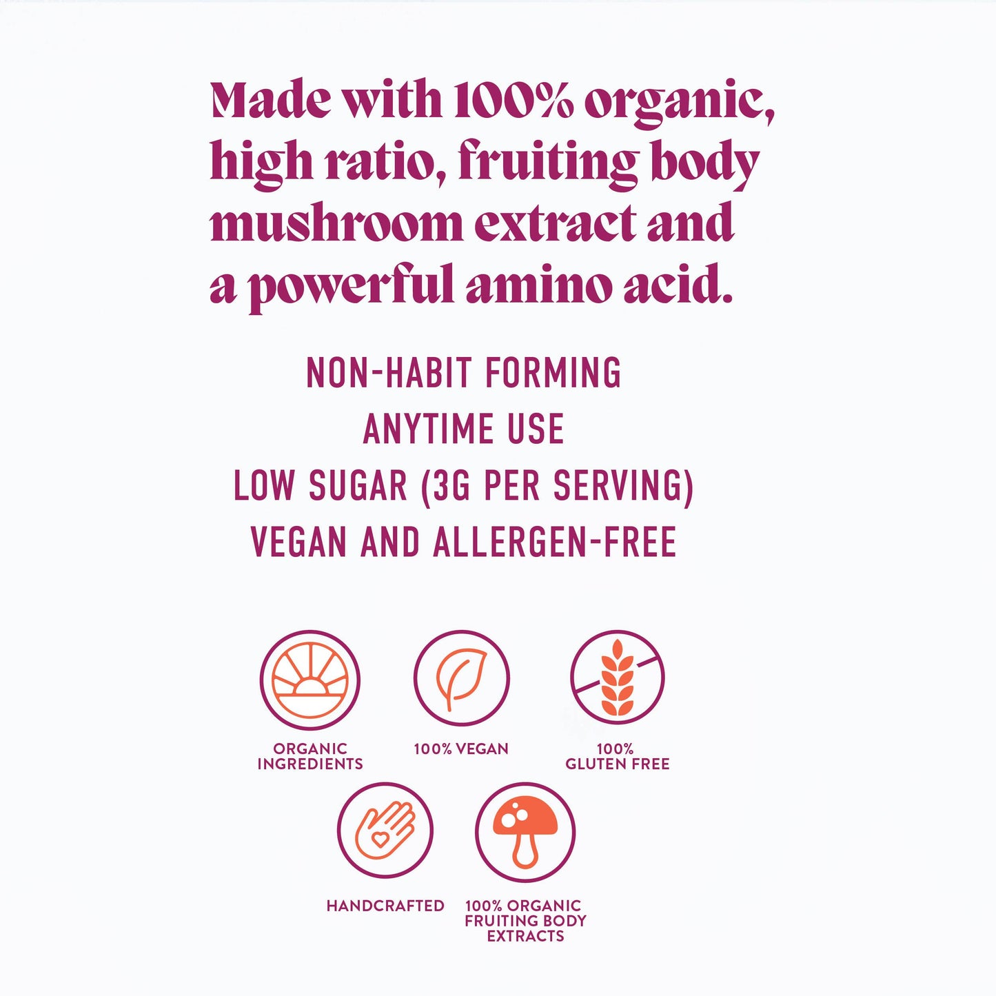 Microjoy - Concentrate Mushroom Gummies (5) / Vegan Supplement / Focus