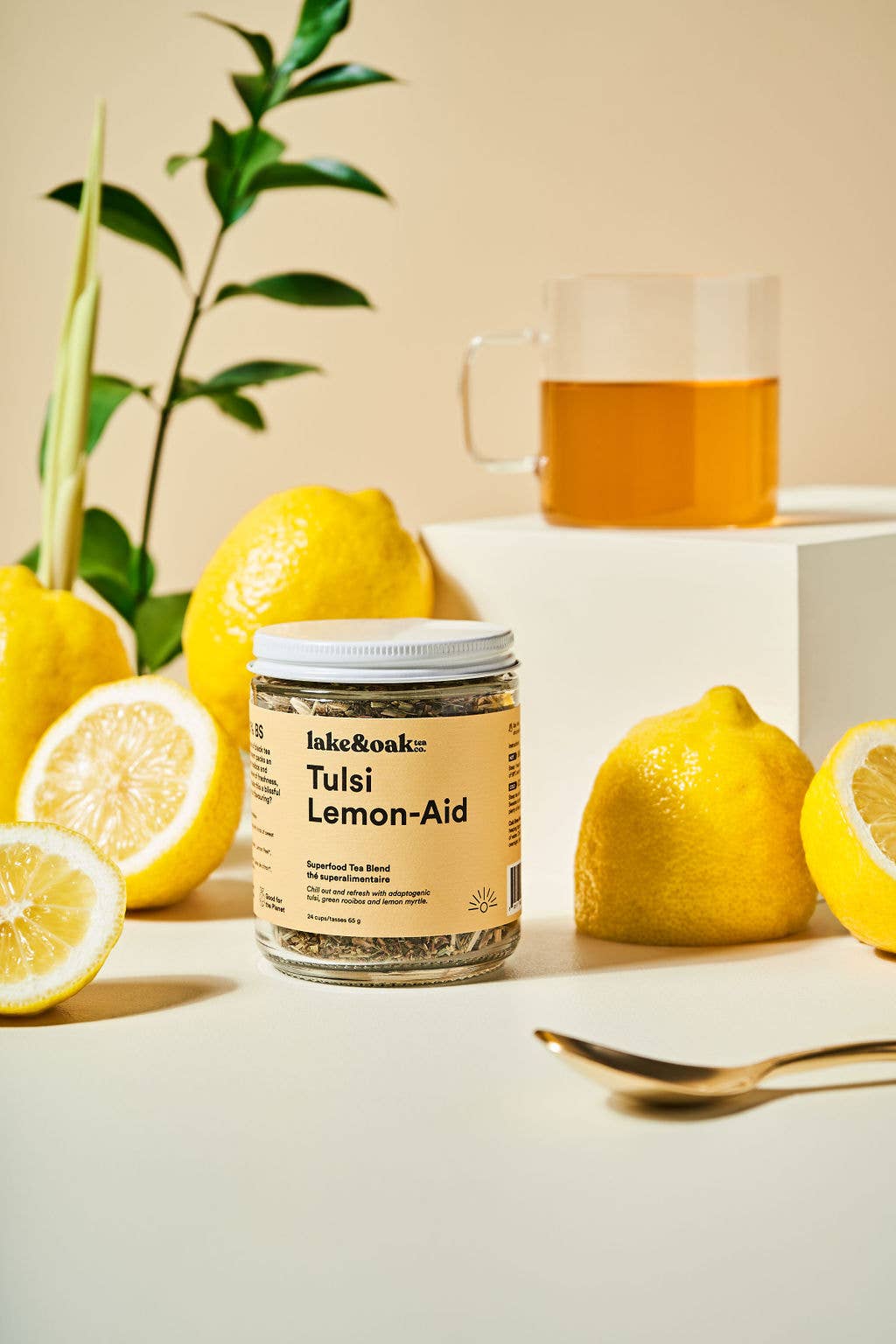 Lake & Oak Tea Co. - Tulsi Lemon-Aid - Superfood Tea Blend