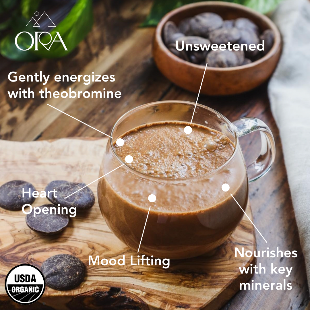 Ora Cacao - Vibrant Vitality Cacao - Organic Ceremonial Chocolate