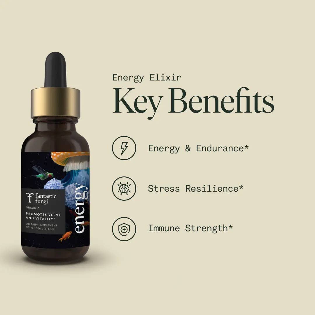 Fantastic Fungi - Organic Energy Elixir for Sustained Energy & Endurance