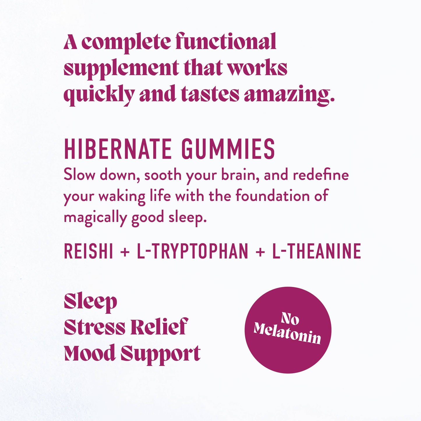 Microjoy - Hibernate Mushroom Gummies (5) / Vegan Supplement / Sleep