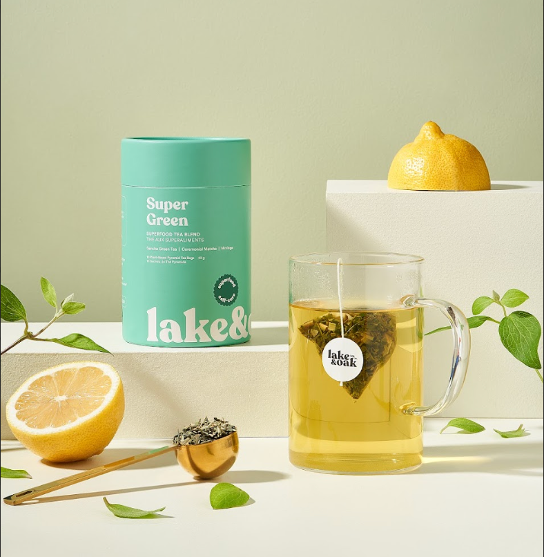 Lake & Oak Tea Co. - Super Green - Superfood Tea
