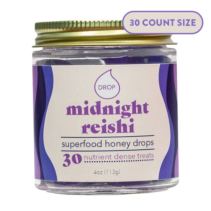 Honey Drops - Midnight Reishi | Mushroom Honey Gummy | Sleep & Relaxation