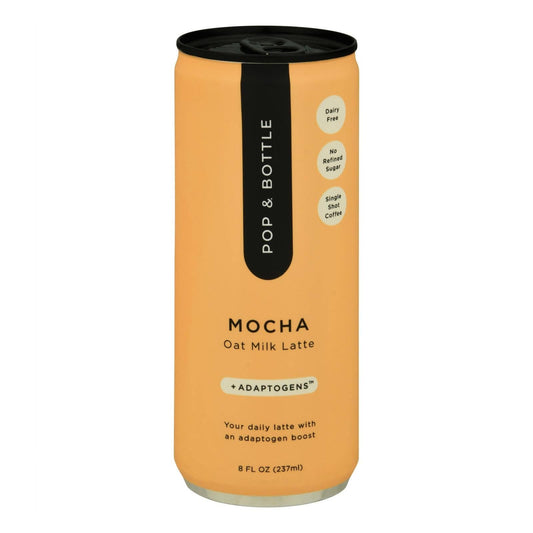 Everyday Supply Co - Pop & Bottle - Oat Milk Latte Mocha - Case Of 12-8 Fz
