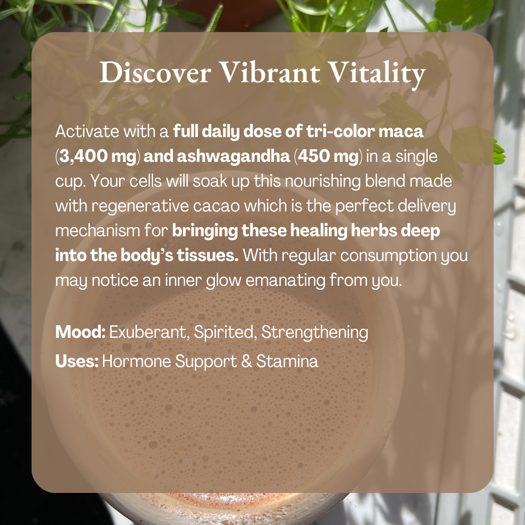 Ora Cacao - Vibrant Vitality Cacao - Organic Ceremonial Chocolate