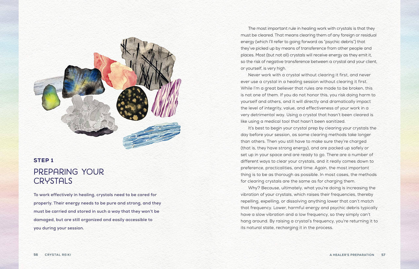 Crystal Reiki Book by Krista N. Mitchell