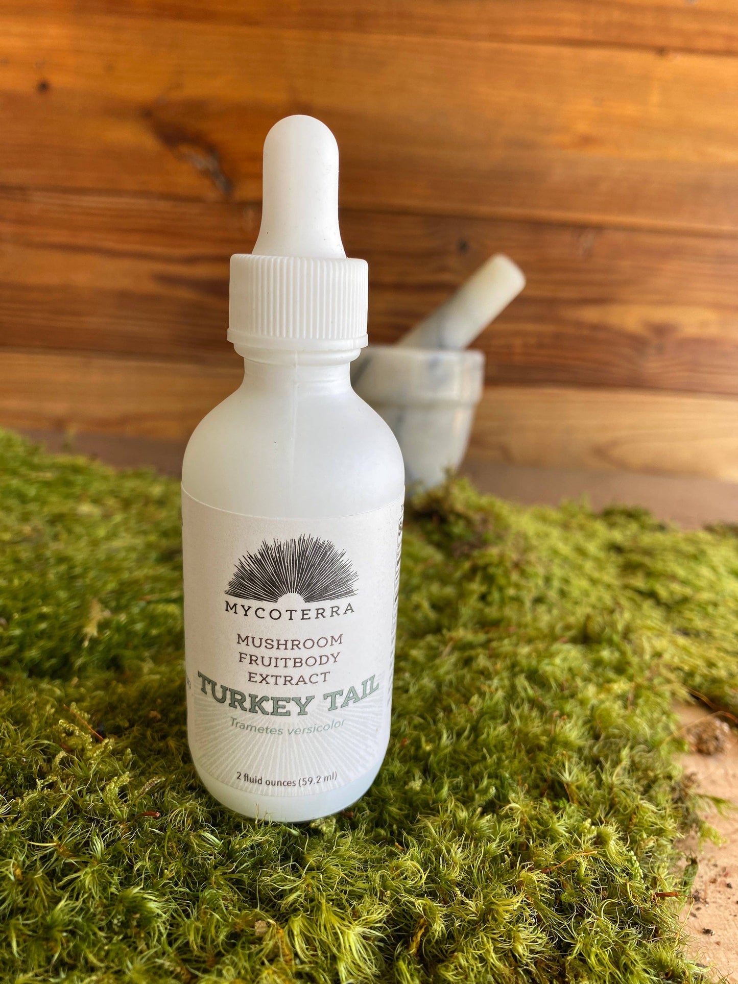 Mycoterra Farm - Organic Turkey Tail Mushroom Tincture 2oz.