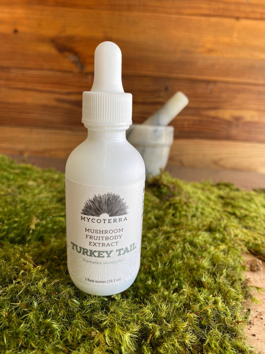 Mycoterra Farm - Organic Turkey Tail Mushroom Tincture 2oz.