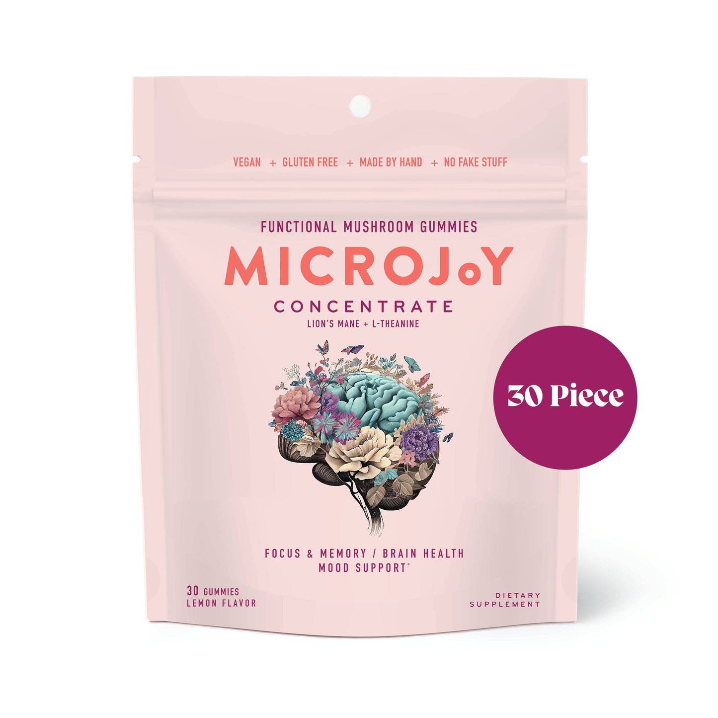 Microjoy - Concentrate Mushroom Gummies (30) / Vegan Supplement / Focus