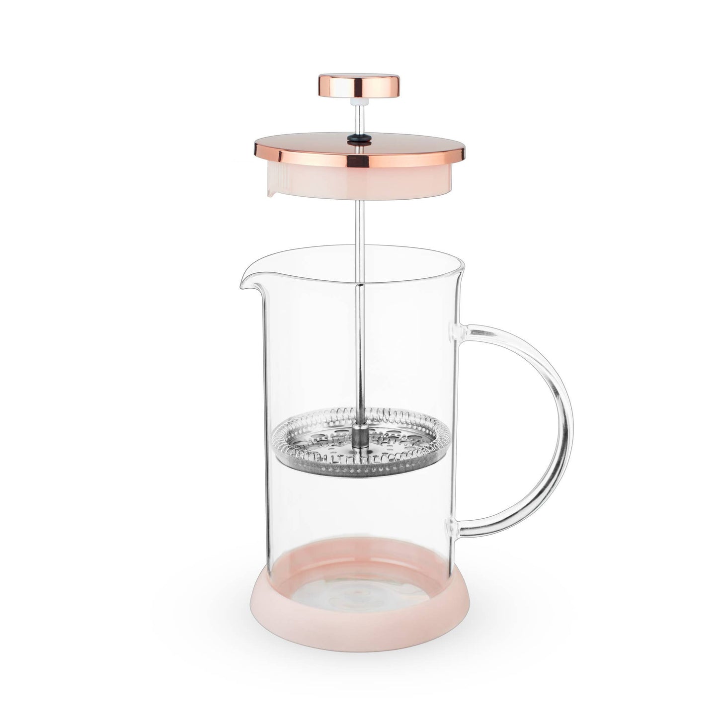 Pinky Up - Riley™ Glass Portable Mini Coffee and Tea Press Pot 12oz