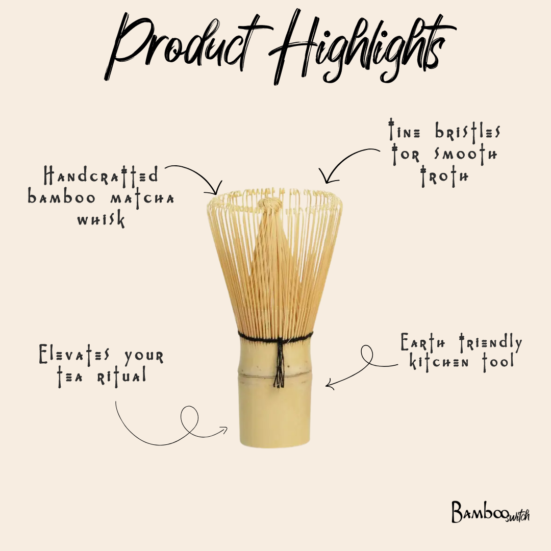 Bamboo Switch - Bamboo Matcha Tea Whisk in Paper Tube | Matcha Bestseller