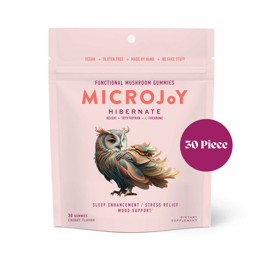Microjoy - Hibernate Mushroom Gummies (30) / Vegan Supplement / Sleep