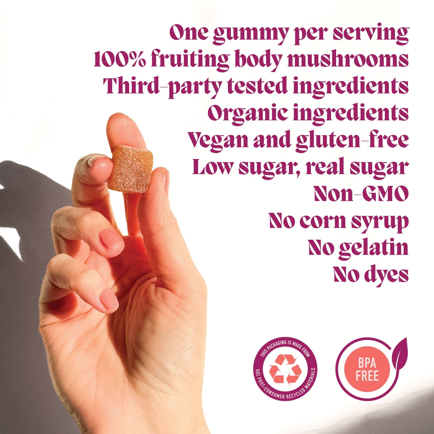 Microjoy - Concentrate Mushroom Gummies (5) / Vegan Supplement / Focus
