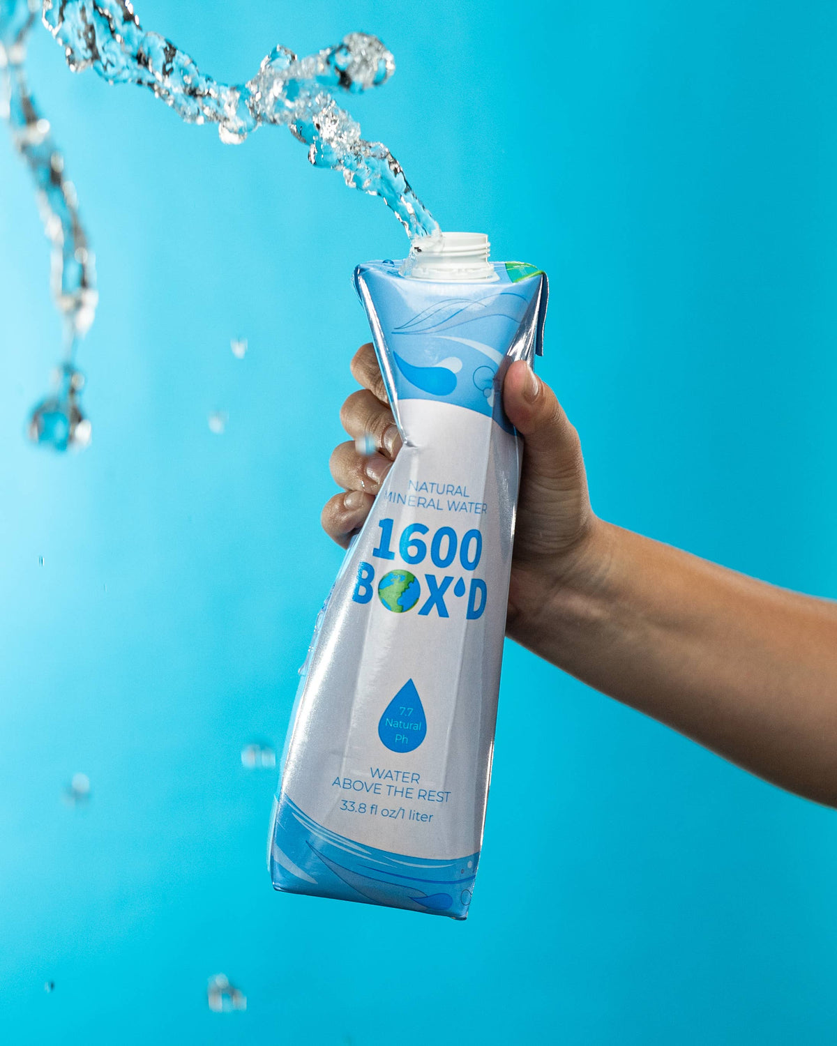 1600 BOX'D - 1600 BOX'D Natural Mountain Spring Water — 1L (12 Pack)