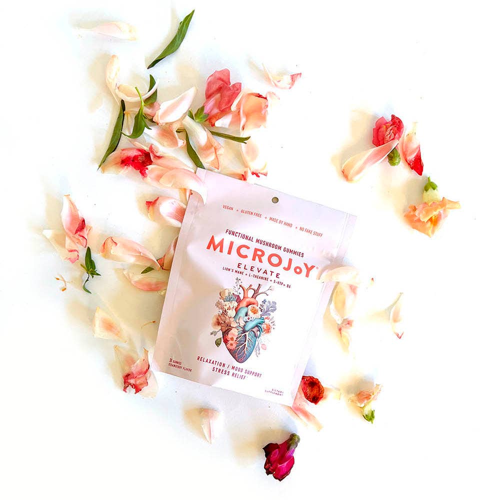 Microjoy - Elevate Mushroom Gummies (30) / Vegan Supplement / Mood