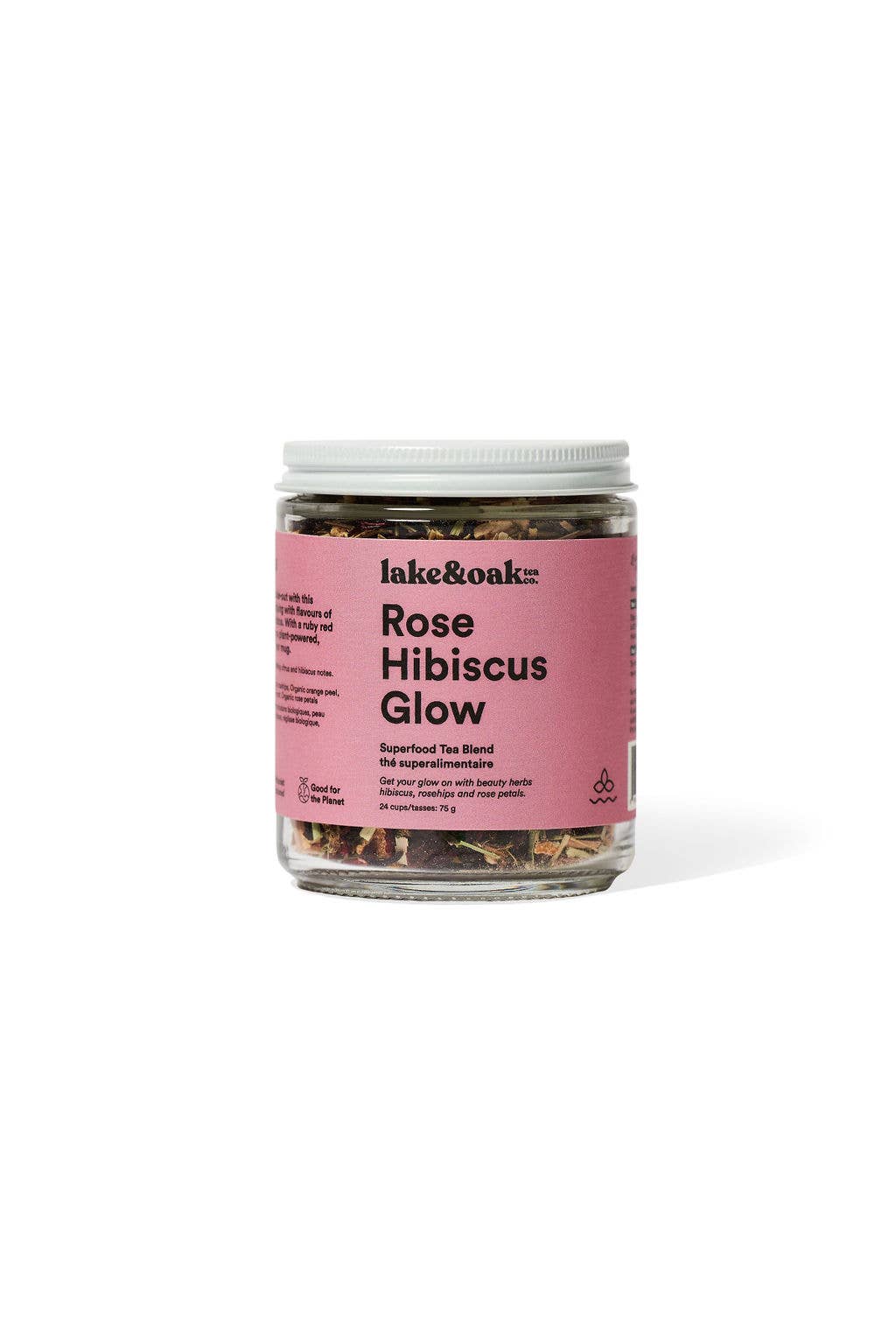 Lake & Oak Tea Co. - Rose Hibiscus Glow - Superfood Tea Blend