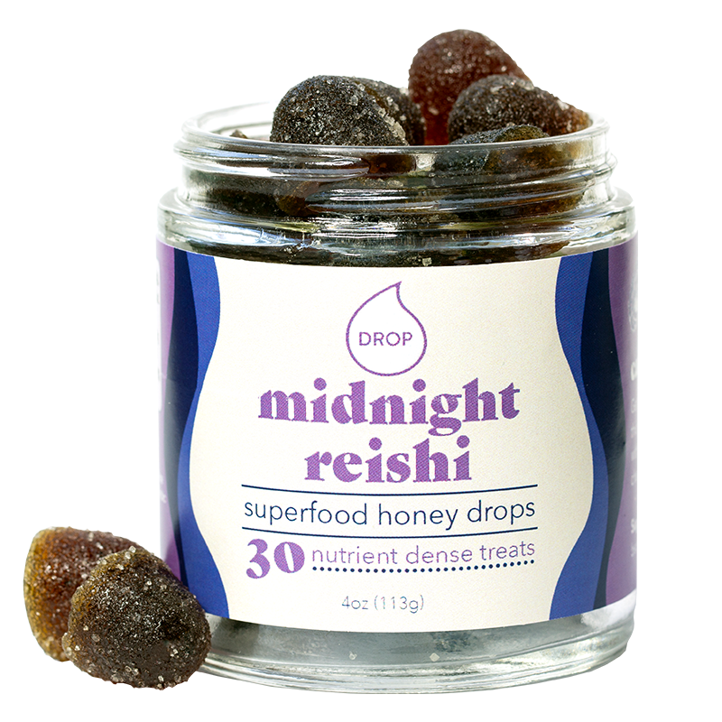 Honey Drops - Midnight Reishi | Mushroom Honey Gummy | Sleep & Relaxation
