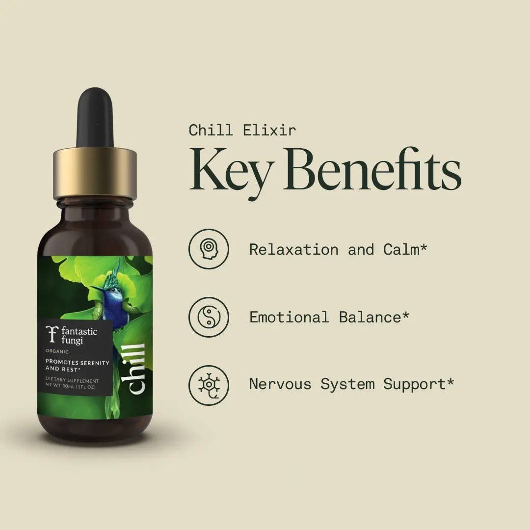 Fantastic Fungi - Organic Chill Elixir for Calm & Nervous System Support