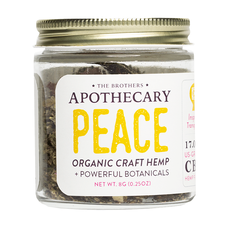 Brother's Apothecary Peace Hemp CBD Smoking Blend