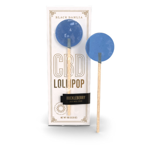 Black Dahlia -  Honeydew Hemp Lollipop