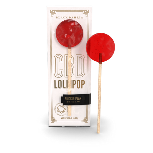 Black Dahlia - Prickly Pear Hemp Lollipop