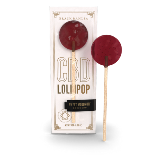 Black Dahlia - Sweet Woodruff Hemp Lollipop