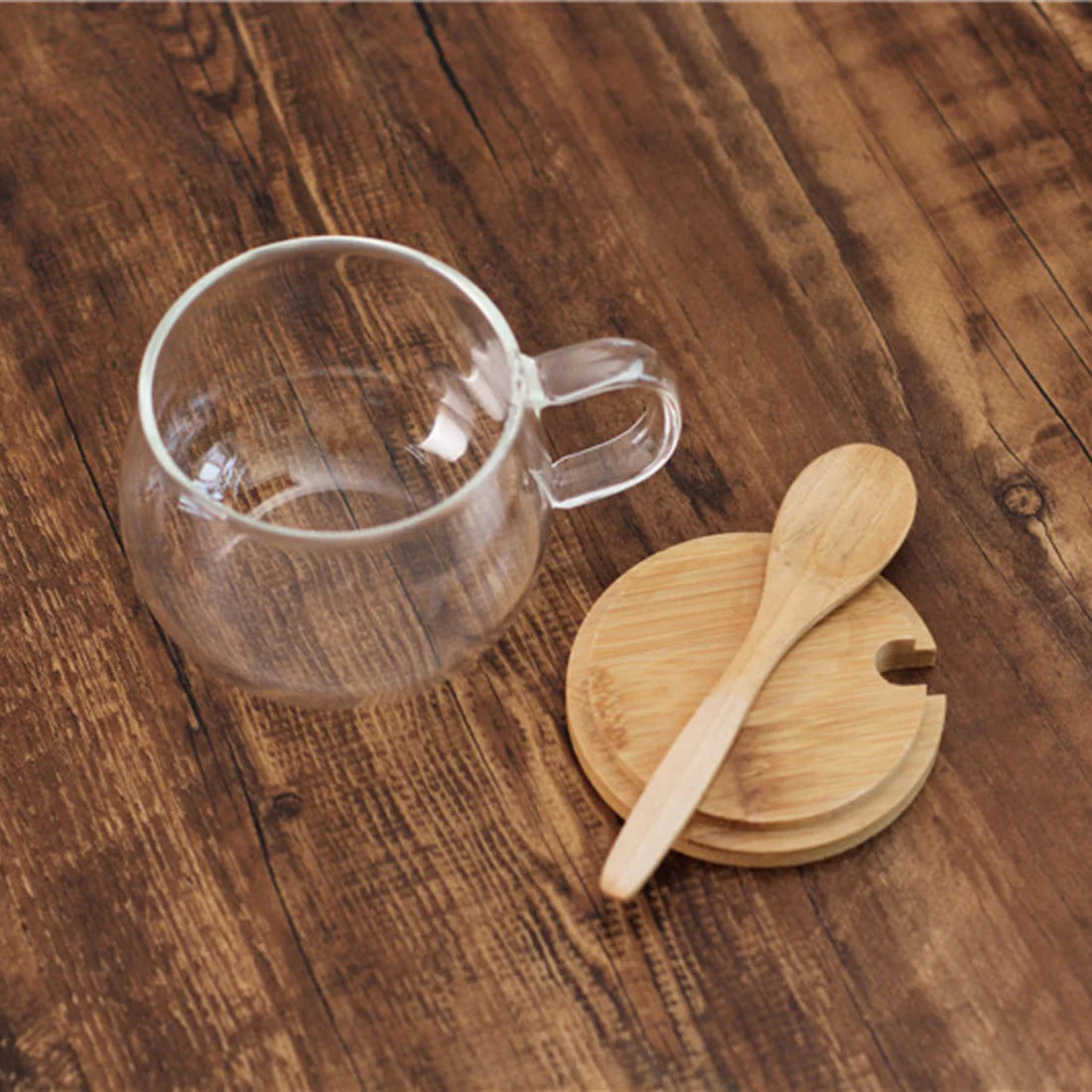 Grateful Tea Co. Glass Tea Cup