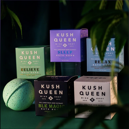 Kush Queen CBD Bath Bomb Collection