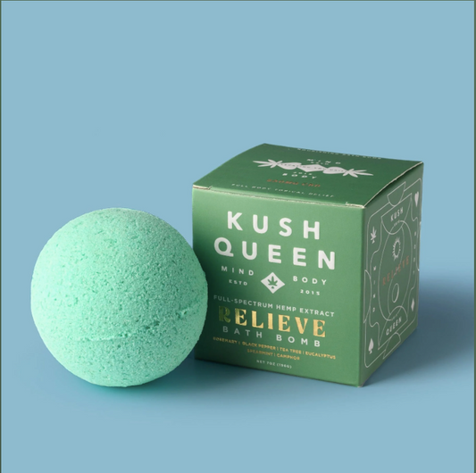 Kush Queen Relieve CBD Bath Bomb