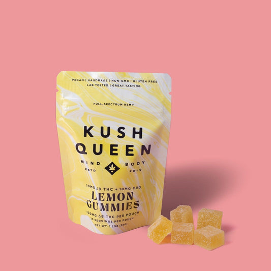 Kush Queen Lemon 1:1 CBD/Delta8 Gummies