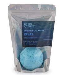 Kush Queen Relax 1:1 Hemp & Delta 8 THC Bath Bomb