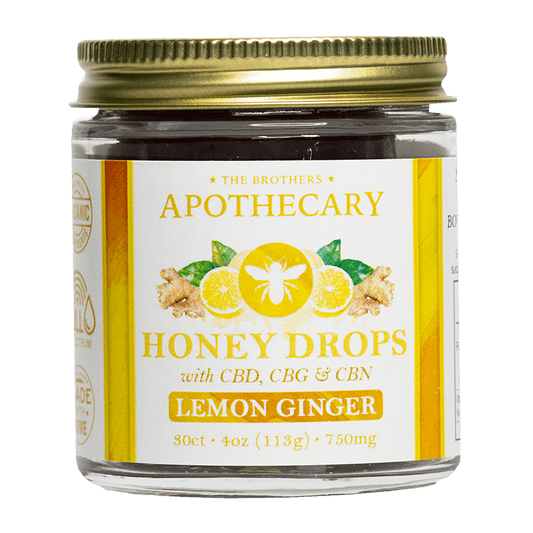 Brother's Apothecary - Lemon Ginger Honey Hemp Drops