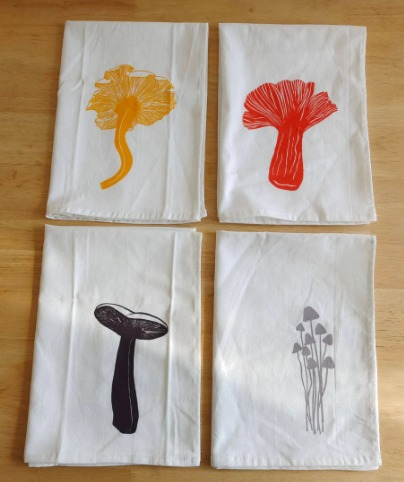 Salty Raven Mushroom Tea Towel Set