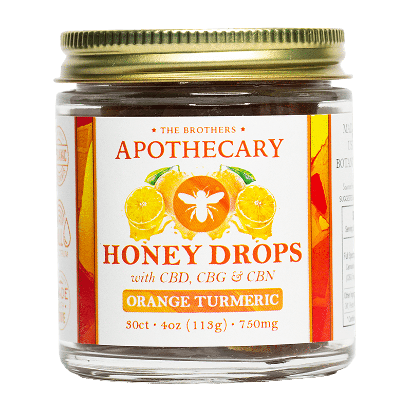 Brother's Apothecary - Orange Turmeric Hemp Honey Drops