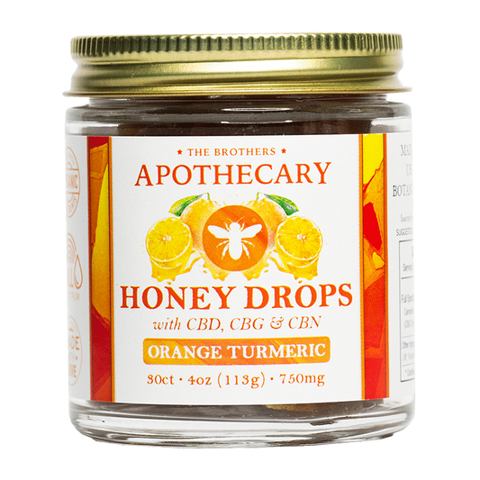 Brother's Apothecary - Orange Turmeric Hemp Honey Drops