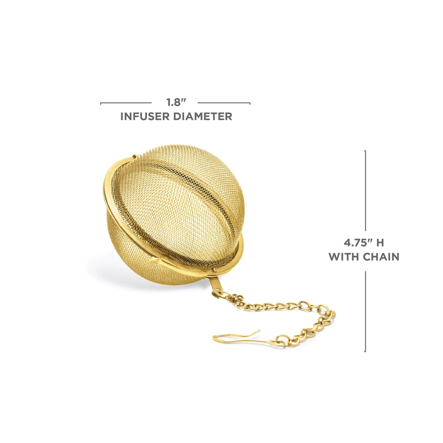 Pinky Up Gold Tea Infuser Ball (Small)