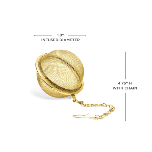 Pinky Up Gold Tea Infuser Ball (Small)