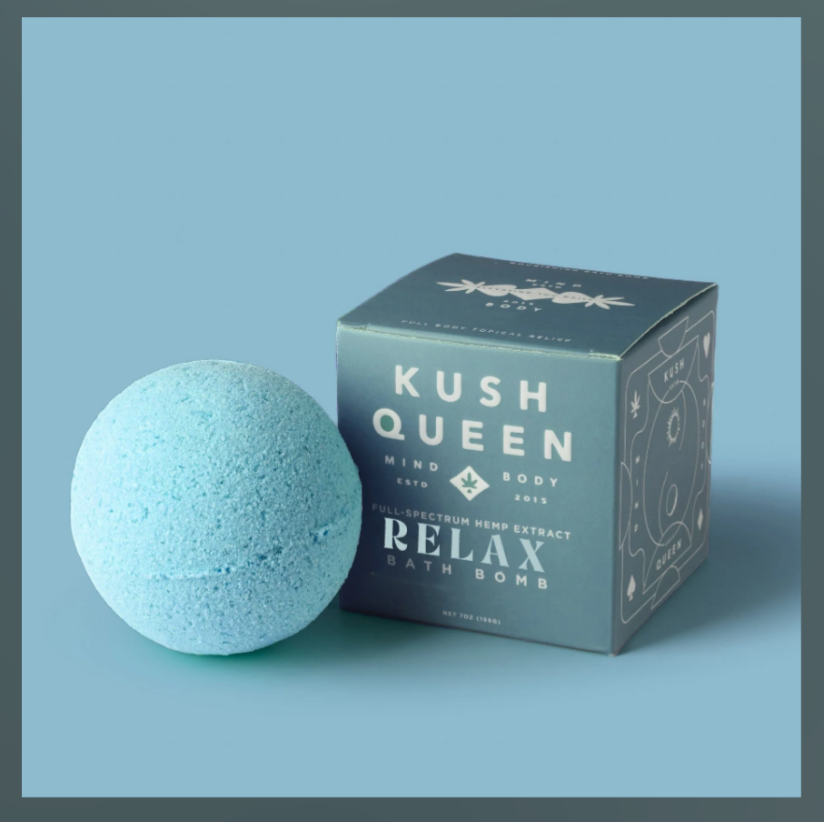 Kush Queen Relax 250mg CBD Bath Bomb