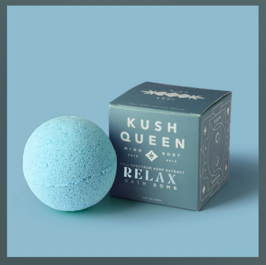 Kush Queen Relax 250mg CBD Bath Bomb
